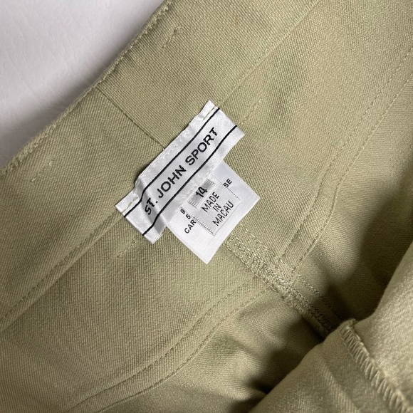 St John slSport womens pants size 14 kakhi with pockets - Picture 3 of 8